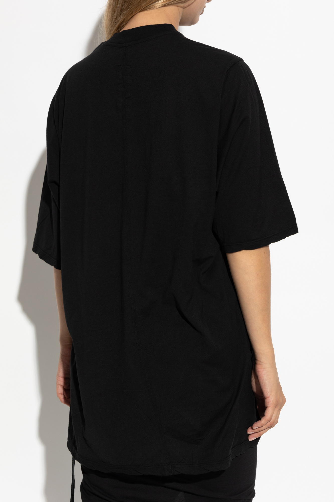 Tシャツ・カットソー RICK OWENS Women Tops RP01D2232UCSH09 Black Black T-shirt